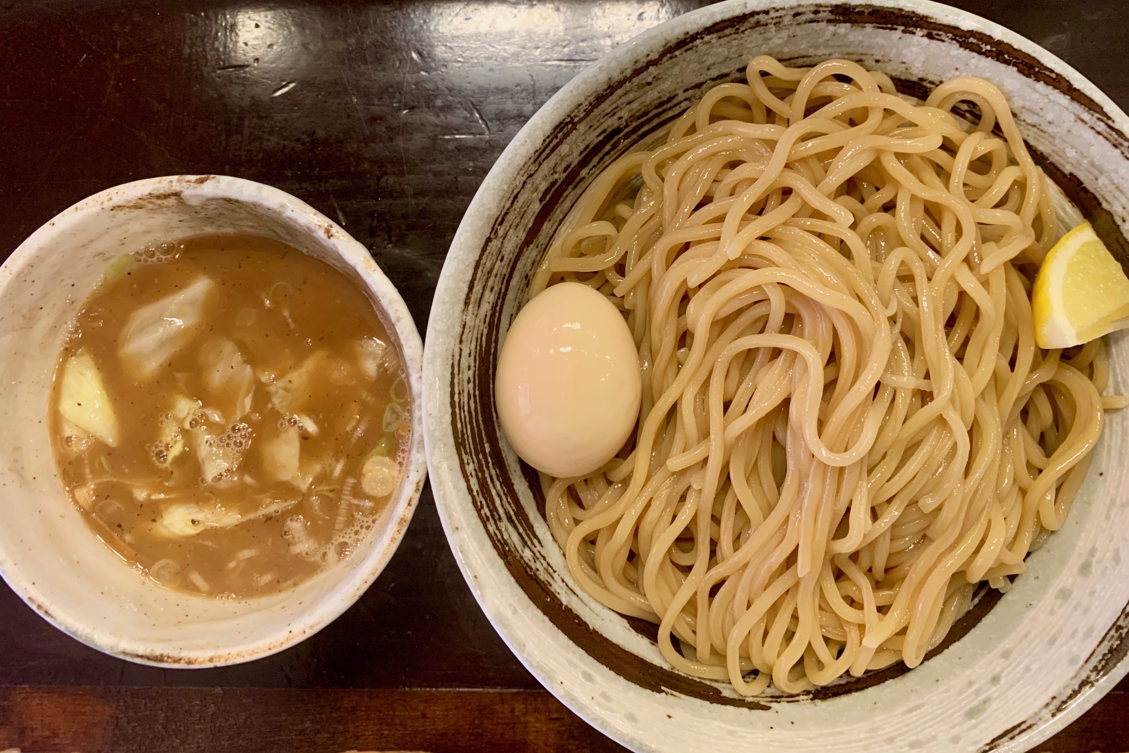 目黒のづゅる麺・池田の味玉つけ麺